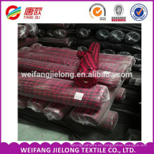 stock lot 100% algodón que cubre la tela de la franela Weifang, Shandong, almacena la tela teñida 100% del hilado de la franela del algodón en un precio barato